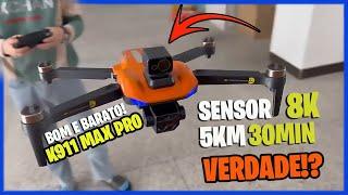 Drone K911 Max Pro 2022 Sensor 360º 8k barato bom pra iniciates