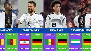 THE ORIGIN OF GERMAN PLAYER | SANE , GUNDOGAN ...