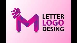 How To Create M Letter Logo Design | Gradient Logo Design Illustrator Tutorial #video #logo #design