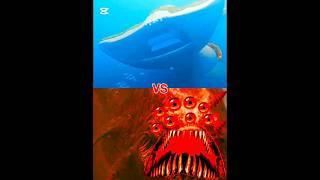 el gran maja vs unidentified deep sea - giant moray eel #shorts #viralvideo #monster #music #the