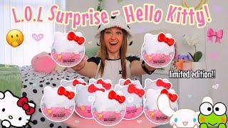 UNBOXING THE *VIRAL* MYSTERY L.O.L SURPRISE X HELLO KITTY CAPSULES!!🫢⁉️(ULTRA RARE HUNT!!)