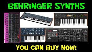 Behringer Synths you can buy now June 2024 update
