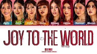 BINI 'JOY TO THE WORLD' (Lyrics)