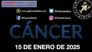 Horóscopo Diario - Cáncer - 15 de Enero de 2025.