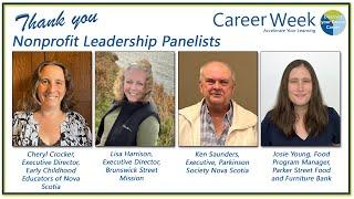 Nonprofit Leadership Career Week Panel Fall 2024
