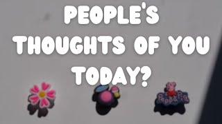 PEOPLES THOUGHTS OF YOU TODAY? pick a card tarot reading