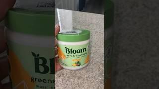 The best way to drink your veggies! Bloom Super Greens! #bloom