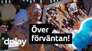 Familjen Lundell | Efter slit, svett och tårar - äntligen dags för poolfest!