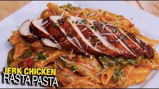 How To Make Jamaican JERK CHICKEN RASTA PASTA | Morris Time Cooking