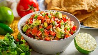 Pico de Gallo Recipe with Avocado!