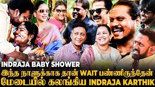 சந்தனம் பூசி, வளையல் போட்ட பிரபலங்கள் களைகட்டிய Indraja Baby Shower திருவிழாவான Robo Shankar வீடு