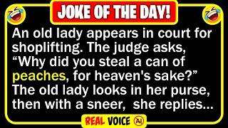  BEST JOKE OF THE DAY! - A very cranky old woman is caught red-handed, shoplifting...| Funny Jokes