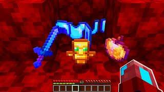 Paso Minecraft pero la NETHERRACK Suelta ITEMS OP! 
