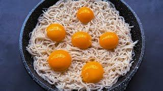 Do you have PASTA and EGGS at homeSimple and quick recipe. Healthy Breakfast Ideas!