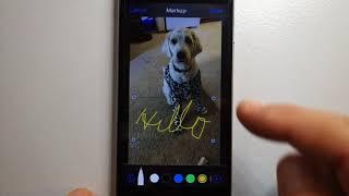 Writing cursive or signature in markup mode