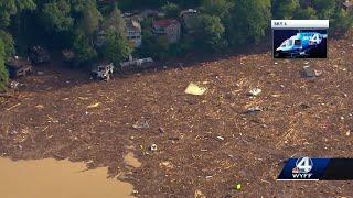 Lake Lure, North Carolina, still recovering one month after Helene