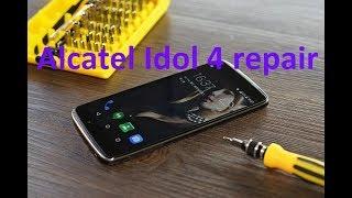 Alcatel IDOL 4 display and frame replacement instruction, disassembly & assembly