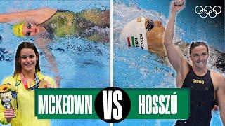 Kaylee McKeown  Katinka Hosszú - 100m backstroke | Head-to-head