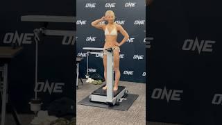 Ayaka Miura passes hydration, makes weight  #onechampionship #one165