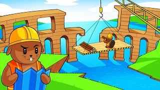 Engineering an AQUEDUCT to save my season in Timberborn!
