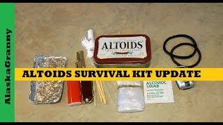 Altoids Emergency Survival Kit Update-Prepper DIY Mini Emergency Kit EDC