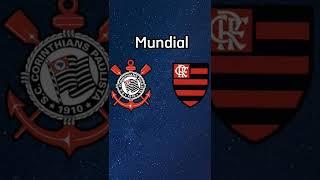 Fla X Cor #flamengo #corinthians #titulos #libertadores #mundial #copadobrasil #brasileirão