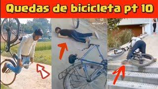 QUEDAS ENGRAÇADAS DE BICICLETA PARTE 10 - FÁBRICA DE RISOS #comedia #humor #fails