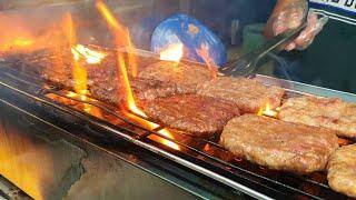 Famous Streetside Grilled Burger | 99.99% Mapapakain ka dito | FILIPINO STREET FOOD