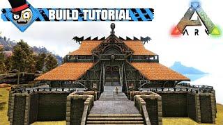 How to Build a Castle - Viking stronghold Built on Fjordur - Ark Survival Evolved