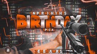 Birthday Special || Sniper Highlights || Pubg Mobile || BGMI || Zeher Awais