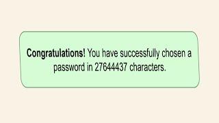 How To Beat The Password Game