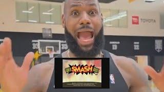 Lebron James scream if you love Super Smash Bros