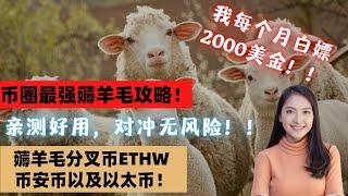 亲测好用，对冲无风险！白嫖ETHW分叉币和比特币、币安币。币圈最强薅羊毛攻略！每个月白嫖2000美金！一直白嫖一直爽，你还在等什么？