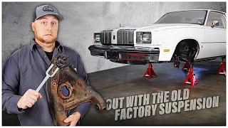 Front Factory Suspension Removal | G-Body Build Series | S1E4