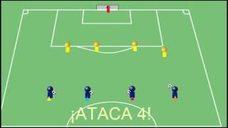 Tactical defensive exercise football training