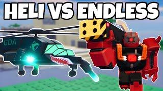 How Far Can the NEW CRYO HELICOPTER TOWER Get in ENDLESS Mode in Roblox Tower Defense X (TDX)