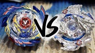 BATTLE: God Valkyrie .6V.Rb VS Lost Longinus .N.Sp - Beyblade Burst God/Evolution!