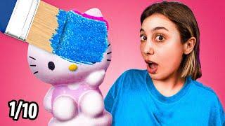 Pinté un squishy de Hello Kitty *no me odien* - MARATÓN PAU BOLZÁN #1