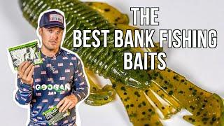 The BEST BANK FISHING BAITS! ( Bass Fishing Tips)