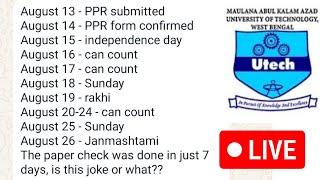 MAKAUT PPR Result Out within 15 Days PLEASE PROTEST #makaut #ppr