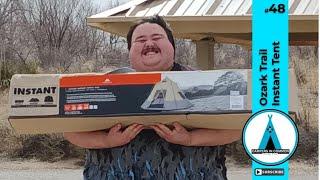Ozark Trail 7 person instant tee pee tent - unboxing and set-up