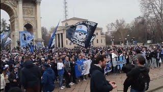 Porto fans away in Milan || INTER VS FC PORTO 22.02.2023