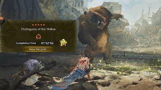 Doshaguma Challenge 1'52 Great Sword x Hunting Horn | MH Wilds
