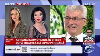 Prima reacție a Adrianei Bahmuțeanu după moartea lui Silviu Prigoană