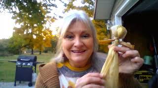 Growing Indian (Flint) Corn, Making Corn Husk Dolls, Decorating, Popcorn!  Homesteading in October!