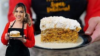 PUMPKIN SPICE TRES LECHES CAKE Everyone Is Going to LOVE!!!!