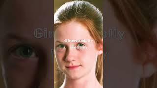 Ginerva Molly Weasley #ginnyweasley