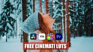 Free 70 Cinematic Luts | For Standard & Log | How To Use Luts In Premiere Pro