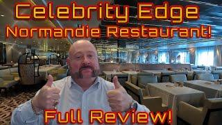 Celebrity Edge Main Dining Full Tour and Review: The Normandie Restaurant! June 2024!