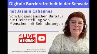 Jasmin Cahannes – Digitale Barrierefreiheit in der Schweiz